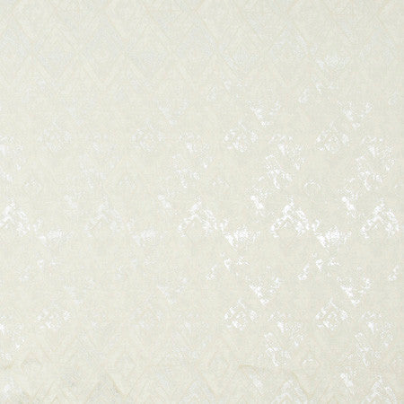 Hologram Silver by Carole Fabric Birch 93% Polyester, 7% Metallic Turkey N/A 8 1/4" V, 7" H 54"  - Fabric Carolina -