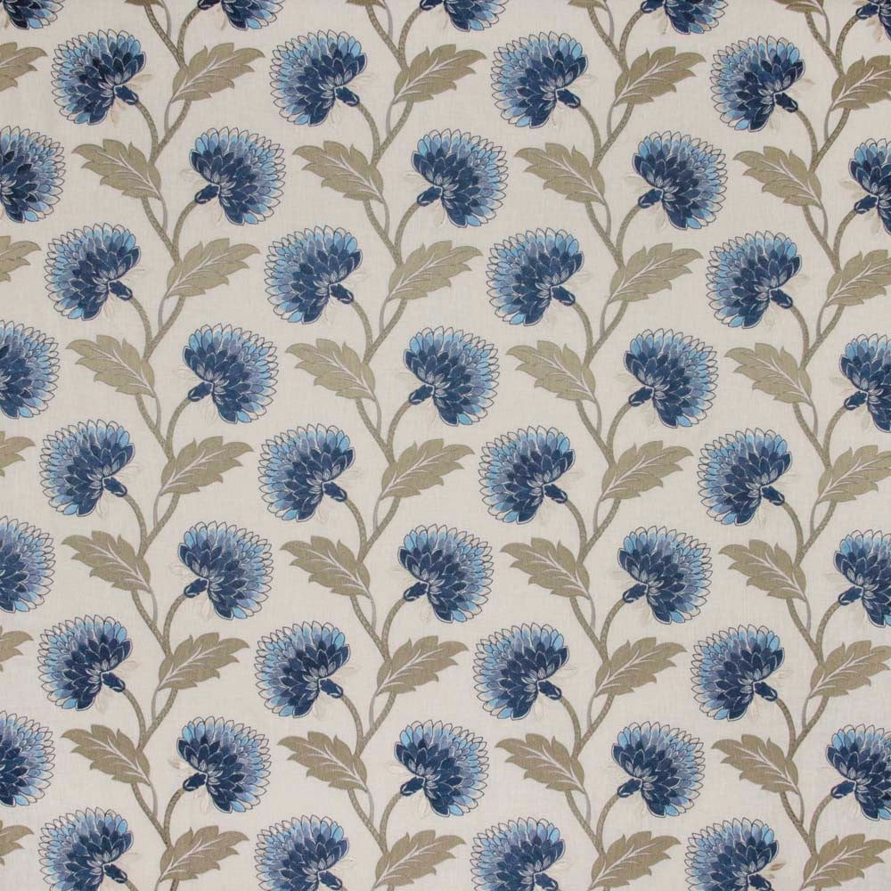 Missing You Navy by Carole Fabric French Navy 70% Polyester, 30% Cotton India N/A Horizontal: 105 and Vertical: 925 52 - Fabric Carolina -