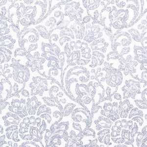 Few Words Denim by Carole Fabric