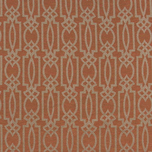 Work Together Persimmon by Carole Fabric