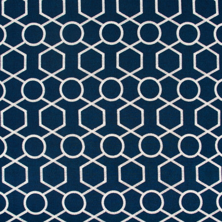 No Rules Navy by Carole Fabric MOUNTAIN SKY 55% Polyester, 45% Cotton India N/A 9 1/4" V, 6 1/2" H 52"  - Fabric Carolina -