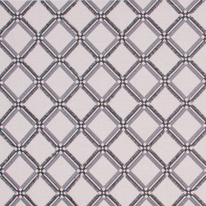 Diamonds Within Charcoal by Carole Fabric