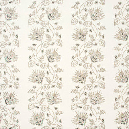 Love & Respect Natural by Carole Fabric Birch 52% Polyester, 48% Cotton India  12 1/2" V, 12 1/2" H 51"  - Fabric Carolina -