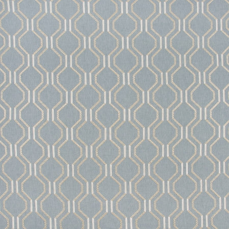 Dream Date Cornflower by Carole Fabric MOUNTAIN SKY 52% Cotton, 48% Polyester India Passes 30,000 Double Rubs Wyzenbeek 6 1/4" V, 6 1/4" H 52"  - Fabric Carolina -