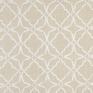 Wave Hello Flax by Carole Fabric