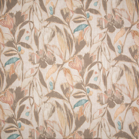 For The Win Rose by Carole Fabric Sunset Serenade 55% Linen, 45% Viscose UK  25 1/8" V, 27" H HD 54""  - Fabric Carolina -