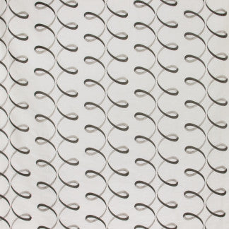 Balbina Silver by Carole Fabric Sandalwood 85% Viscose, 15% Polyester India N/A 4" V, 16 3/4" H 51"  - Fabric Carolina -