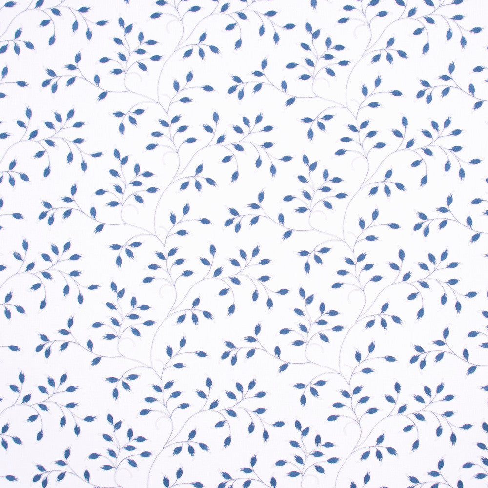 To Sit Still Sapphire by Carole Fabric Bluebird 52% Cotton, 48% Polyester India Passes 30,000 Double Rubs Wyzenbeek Horizontal: 13 and Vertical: 9.25 52.25 - Fabric Carolina -
