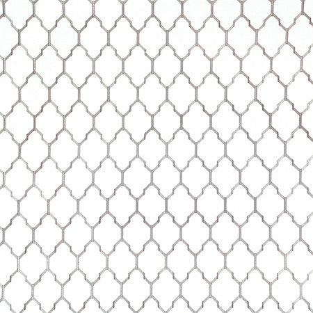 Identify Platinum by Carole Fabric Shape Shifter Base: 68% Poly, 21% Linen, 11% Cotton Embr: 100% Viscose India  6 1/4" V, 3 3/8" H 53"  - Fabric Carolina -