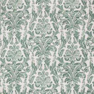 Heir Apparent Eucalyptus by Carole Fabric Seamist 85% Cotton, 15% Linen Printed In USA Passes 24,000 Double Rubs Wyzenbeek </p><p>Repeat: 25 1/4" V, 13 1/2" H HD 54" - Fabric Carolina -