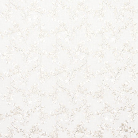 Chance For Us Off White by Carole Fabric Moonstone 60% Cotton, 30% Polyester, 10% Linen India N/A 9 1/4" V, 10 5/8" H 51.5"  - Fabric Carolina -