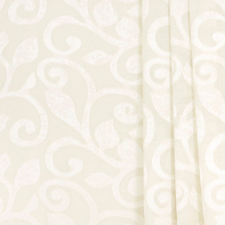 Scroll Away Parchment by Carole Fabric Sheer Marvel 90% Polyester, 10% Linen CHINA N/A Horizontal: 1475 and Vertical: 20875 118 - Fabric Carolina -