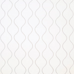 Roped In White Tie by Carole Fabric
