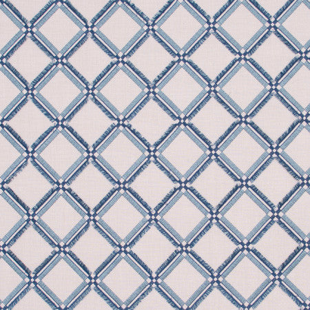 Diamonds Within Cerulean by Carole Designer Fabric Spearmint 42% Cotton, 42% Viscose, 16% Polyester India Passes 20,000 Double Rubs Wyzenbeek </p><p>Repeat: 4 1/2" V, 4 1/2" H 53.75" - Swanky Fabrics -