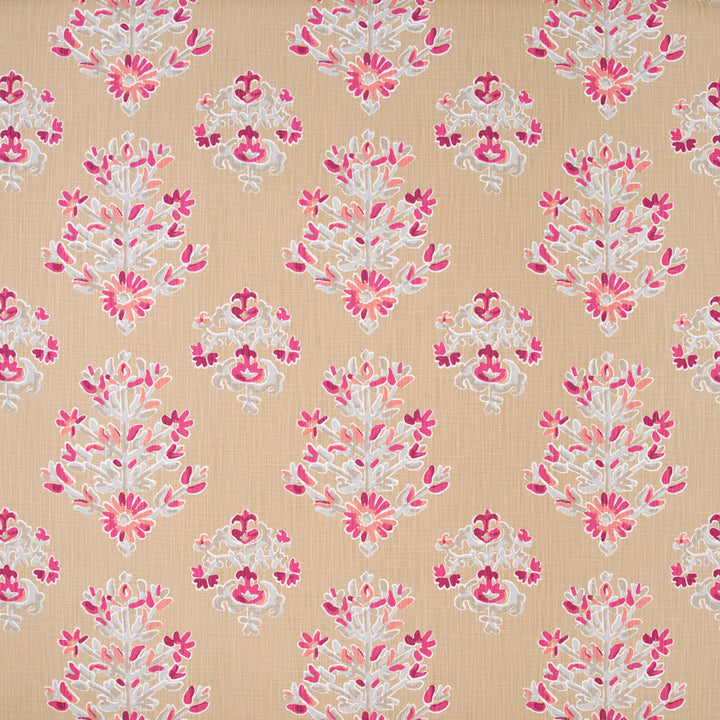 Wrist Corsage Berry by Carole Fabric Geranium 85% Cotton, 15% Linen Printed In USA Passes 24,000 Double Rubs Wyzenbeek Horizontal: 135 and Vertical: 12625 54 - Fabric Carolina -