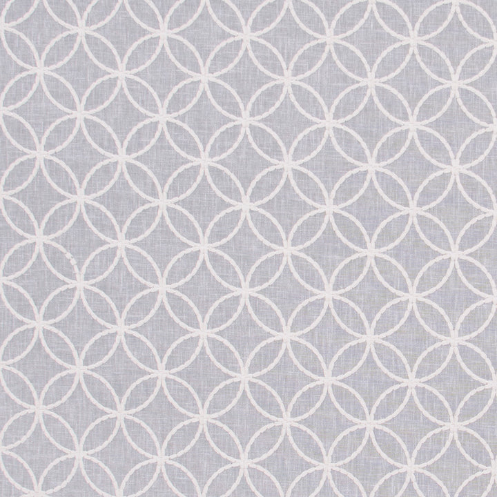 Circle Back Gray by Carole Fabric White Smoke 70% Polyester, 30% Cotton India N/A Horizontal: 3 and Vertical: 3 51.5 - Fabric Carolina -