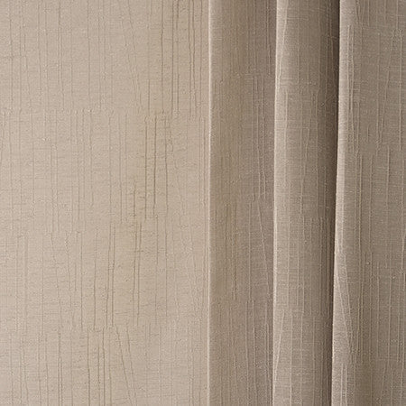 Sound Of Silence Mushroom by Carole Designer Fabric Sheer Philosophy 100% Polyester Turkey N/A </p><p>Repeat: 8 3/4" V, 11 1/4" H 118" - Swanky Fabrics -