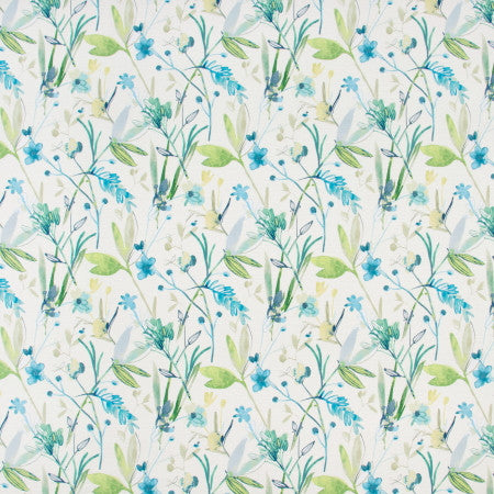 Briarcliffe Manor Seawind by Carole Fabric BREATHTAKING 100% Cotton- Soil & Stain Repellent South Korea N/A </p><p>Repeat: 17 3/4" V, 18" H 54" - Fabric Carolina -