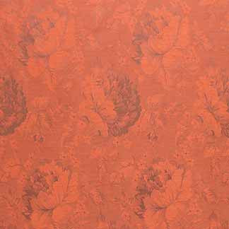 Refresh Persimmon by Carole Fabric Blood Orange 47% Linen, 31% Polyester, 22% Viscose TURKEY Passes 6,000 Circular Rubs Martindale </p><p>Repeat: 15"V, 13 4/5"H 55" - Fabric Carolina -