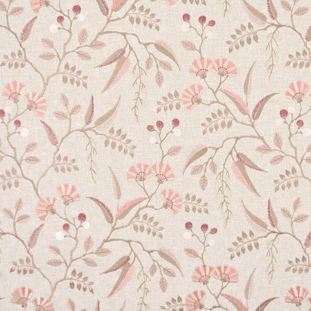 Maury Island Cameo by Carole Designer Fabric Harvest 52% Cotton, 48% Polyester India 18 3/8" V, 25 1/4" H 50.5" - Swanky Fabrics -