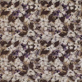 Existence Amethyst by Carole Fabric Fresh Elegance 100% POLYESTER CHINA Passes 9,000 Double Rubs Wyzenbeek Horizontal: 15" and Vertical: 15" V 54" - Fabric Carolina -