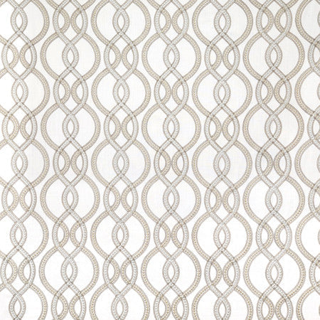 Across The Room Stone by Carole Designer Fabric Neutral Ground 76% Polyester, 24% Cotton India 9 1/4" V, 13" H 52"" - Swanky Fabrics -