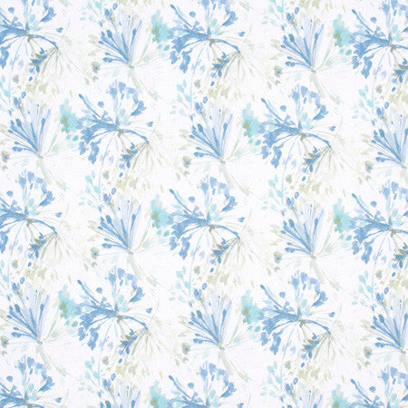 Fast And Free Clearwater by Carole Designer Fabric Spearmint 100% Cotton India 13 1/2" V, 6 3/4" H HD 54" - Swanky Fabrics -