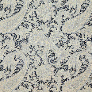 Paisley Statement Indigo by Carole Fabric