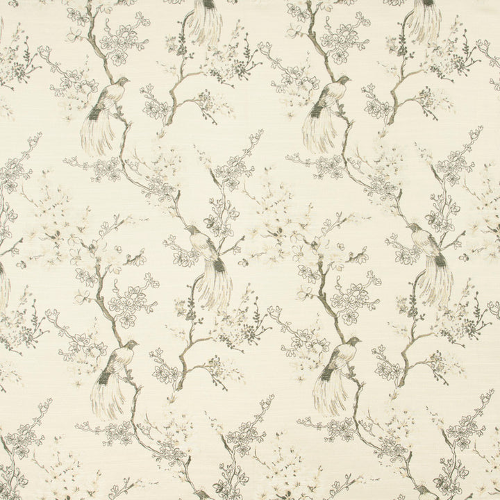Bird In Waiting Taupe by Carole Fabric Birch 63% Polyester, 37% Viscose India N/A Horizontal: 135 and Vertical: 20625 51 - Fabric Carolina -