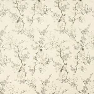Bird In Waiting Taupe by Carole Fabric