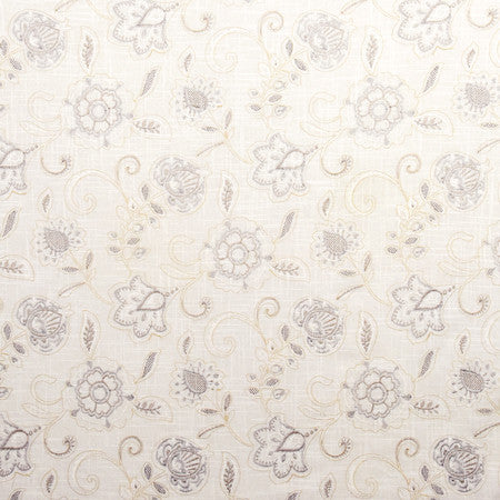 Spring Garden Cornsilk by Carole Fabric From The Heart 55% Linen, 45% Rayon China 30,000 Wyzenbeek Double Rubs </p><p>Repeat: 17 1/2" V, 17 1/4" H 52" - Fabric Carolina -
