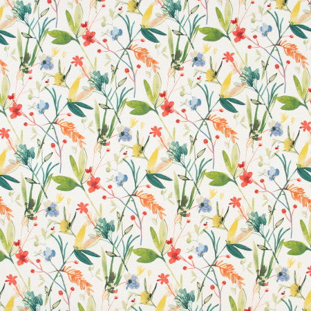 Briarcliffe Manor Springtime by Carole Fabric BREATHTAKING 100% Cotton- Soil & Stain Repellent South Korea N/A Horizontal: 18" and Vertical: 17 3/4" V 54" - Fabric Carolina -