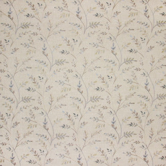Laughter Flaxen by Carole Fabric Looking Glass 58% Cotton, 42% Polyester INDIA  18 1/2" V, 17" H 51"  - Fabric Carolina -