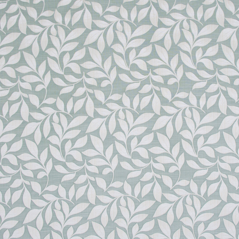 Chased Away Seaglass by Carole Designer Fabric Spearmint 74% Polyester, 26% Viscose India Passes 15,000 Double Rubs Wyzenbeek Horizontal: 9.25 and Vertical: 12 55 - Swanky Fabrics -