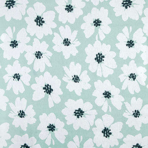 Daisy Field Iced Blue by Carole Fabric