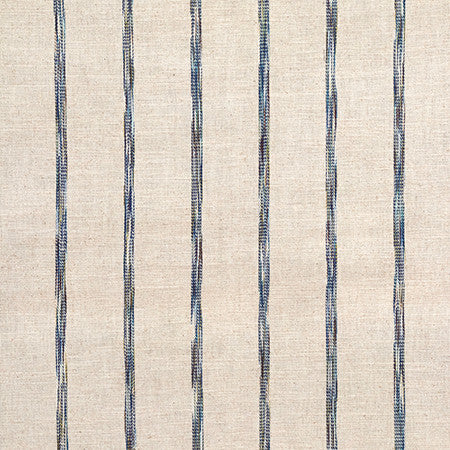 Lone Road Deep Navy by Carole Fabric Go West 58% Linen, 42% Cotton N/A 2 3/8" H 54" - Fabric Carolina -