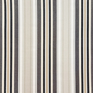 Beachside Stripe Charcoal by Carole Fabric