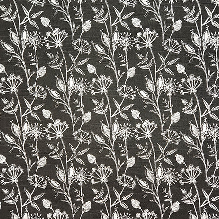 Takes All Kinds Raven by Carole Fabric Earth & Stone 100% Cotton Pakistan 30,000 WYZENBEEK DOUBLE RUBS 13 1/2" V, 13 1/4" H 54"  - Fabric Carolina -