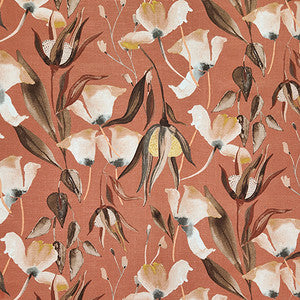 Tropical Garden Brick by Carole Fabric