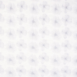 Into A Spiral Silver by Carole Fabric