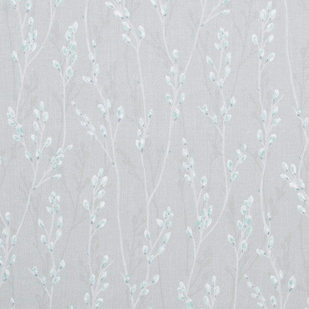 Budding Romance Frost by Carole Fabric Spearmint 50% Polyester, 25% Cotton, 13% Linen, 12% Viscose Turkey Passes 30,000 Double Rubs Wyzenbeek Horizontal: 27" D and Vertical: 26 3/4" V 54" - Fabric Carolina -