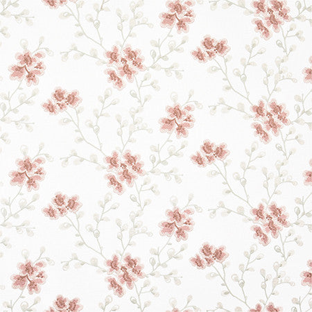 Darling Blooms Dogwood by Carole Fabric Harvest 52% Cotton, 48% Polyester India  9 1/4" , 26 3/8" H HD 52.75"  - Fabric Carolina -