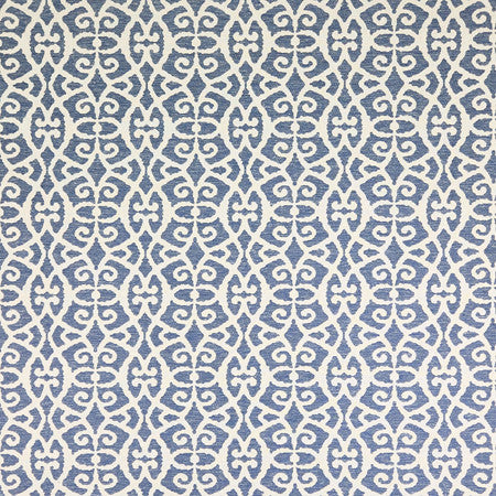 World Of Wonder Lapis by Carole Fabric Oasis 58% Polyester, 38% Cotton, 4% Linen India  11 5/8" V, 7" H 54"  - Fabric Carolina -