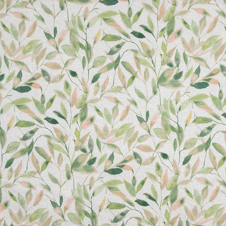 Paint Your Vision Jade by Carole Fabric Serene Green 55% Linen, 45% Viscose 18,000 Martindale Circular Rubs 25" V, 13 1/2" H HD 52" - Fabric Carolina -