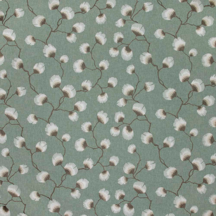 Petal Leaf Dusty Miller by Carole Fabric Emerald Ocean 50% Polyester, 50% Cotton India N/A Horizontal: 2525 and Vertical: 15375 51 - Fabric Carolina -