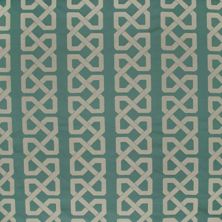 Grand Cable Laurel by Carole Fabric Emerald Ocean 100% Polyester India N/A Horizontal: 9125 and Vertical: 85 54 - Fabric Carolina -