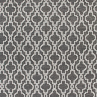 Play It Cool Gray by Carole Fabric Sense Of Style 67% Polyester, 33% Cotton India  7 3/8" V, 6 3/4" H 54"  - Fabric Carolina -