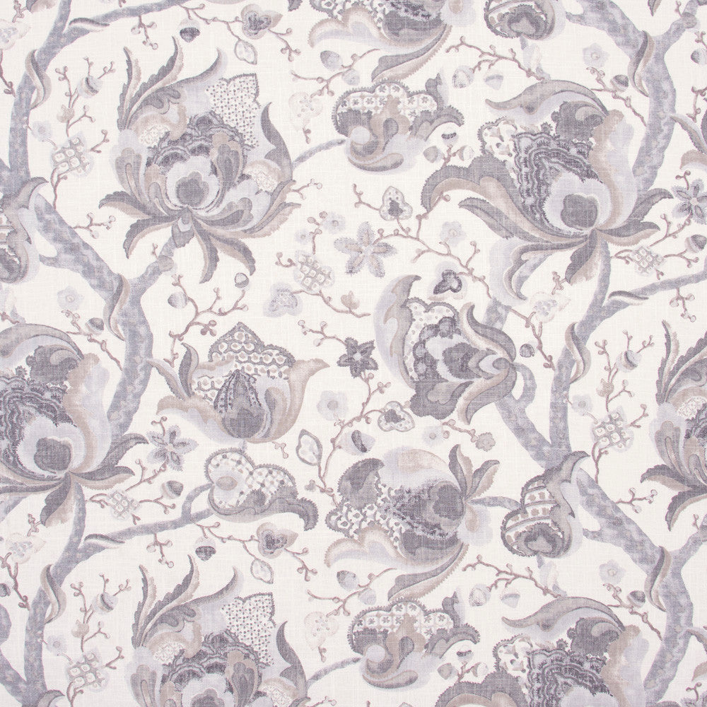 Immerse Yourself Grey by Carole Fabric White Smoke 55% Linen, 45% Rayon-SSR Finished in USA Passes 15,000 Double Rubs Wyzenbeek Horizontal: 27 and Vertical: 27 54 - Fabric Carolina -