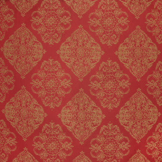 Made Famous Scarlet by Carole Fabric Treasure Trove 100% Polyester CHINA N/A 16 1/2" V, 14 1/4" H 55"  - Fabric Carolina -