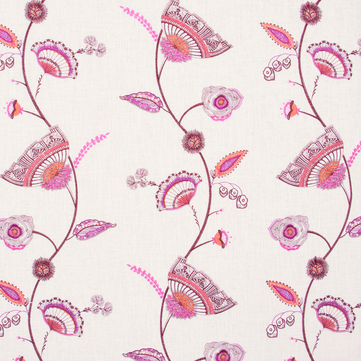Hidden Gems Magenta by Carole Fabric Azalea 60% Polyester, 30% Viscose, 10% Cotton China N/A Horizontal: 13 and Vertical: 11.75 52 - Fabric Carolina -